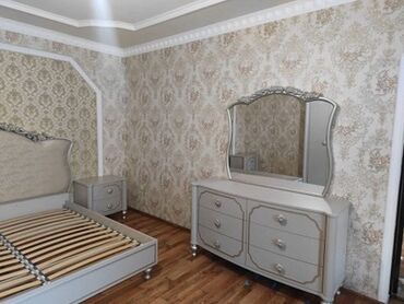 Спальные гарнитуры: Спальный гарнитур, Двуспальная кровать, цвет - Серый — 10