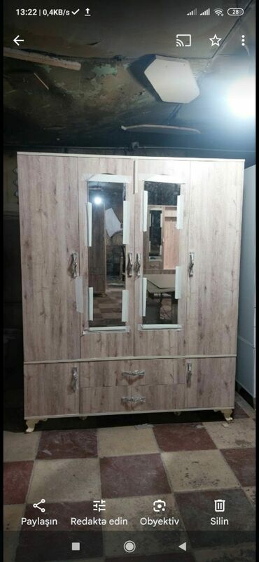 Dolablar: Yeni, Açılan, 4 qapılı Düz dolab, Qarderob, paltar dolabı, Azərbaycan — 23
