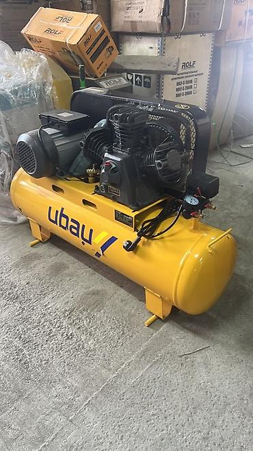 Инструменты: Поршневой воздушный компрессор ubay UB100 - Тип: ременной поршневой — 1