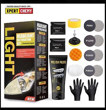 lent isiqlar: Fara bərpası dəsti Dəstin tərkibi: - 80 ml “Polish Paste” cilalama — 1