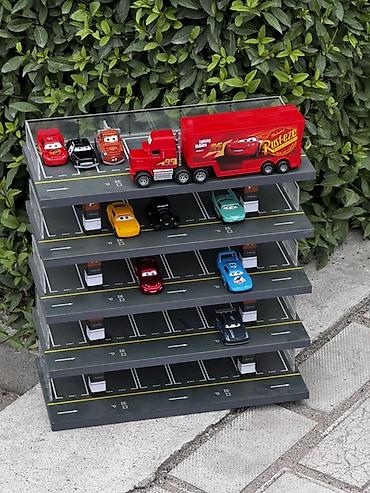 Игровой набор “Многоуровневая парковка + машинки Cars”, также подойдет