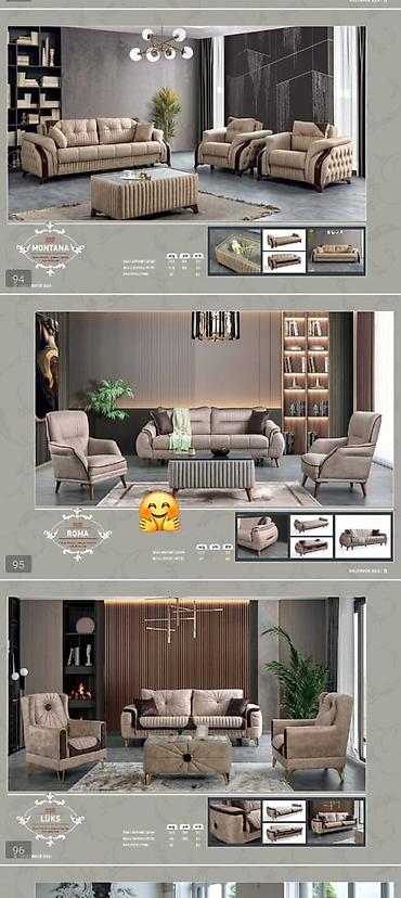 Divan və kreslo dəstləri: Yeni, Divan, 2 kreslo — 1