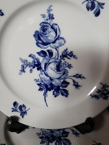 Kuhinjski setovi: Deseetni bohemija porcelan tanjiri iz 90ih.god. Desertni bohemijini — 6