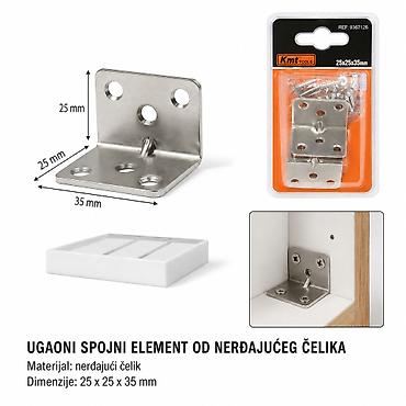 KMT Ugaoni nosač 9367126 Ugaoni spojni element od nerđajućeg čelika