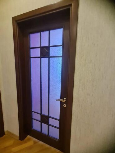 mdf plintus: İşlənmiş Otaq qapısı 90x210 sm Zamok ilə, Zəmanətsiz, Ünvandan götürmə