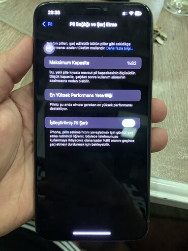 iphone xs ekran: IPhone Xs Max, 256 GB, Qızılı, Zəmanət