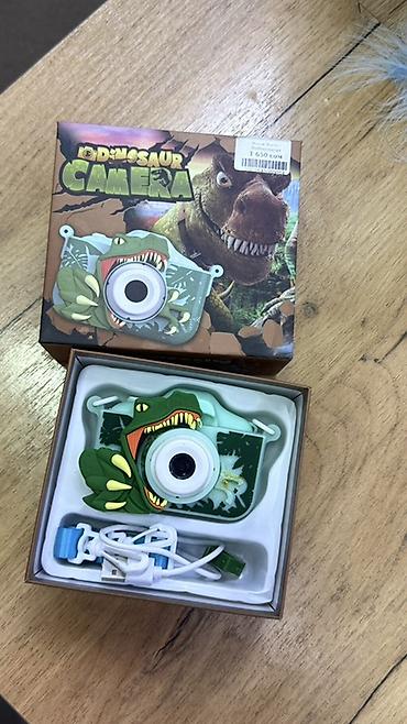 anex eli: Детская цифровая камера Dinosaur Camera - Тематика: динозавры, яркий — 1
