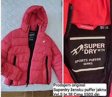 teh flis: Superdry ženska puffer jakna – Sports Puffer Series, linija Code — 1