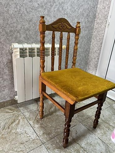 agac gulleri: Taxta oturacaq 4 ədəd 80 azn– klassik dizayn - Material: Bərk fıstıq — 4