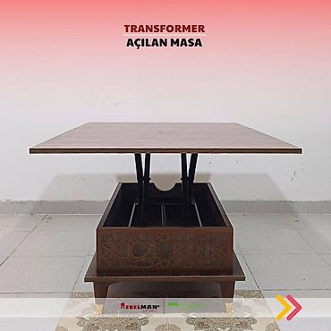 Masalar: Jurnal masası, Yeni, Transformer, Laminat, Dördbucaq masa — 7