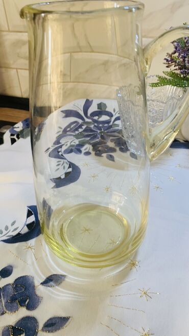 Наборы посуды: ❄️❄️Набор для напитков цитриновое стекло 10 стаканов кувшин — 2