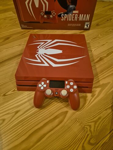 plesteşn: Ps4 pro 1tb spiderman limited edition 11.52 sistem onlayn oyunlar