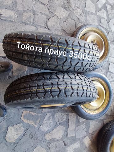 Колеса в сборе: Колеса в сборе 165 / >80 / R 18, Лето, Б/у, Запаска, Легковые, Железные, отверстий - 5 — 16