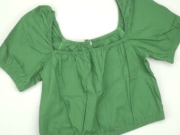 zielone satynowe spódnice: H&M, L (EU 40), condition - Perfect