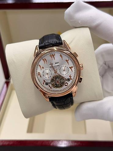 patek philippe geneve: Часы Patek Philippe, механические, с открытым балансом — 7