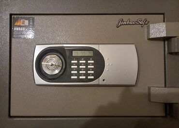 pul qutusu: JinbaoSafe metal seyf - Elektron kombinasiya paneli və LCD ekranlı