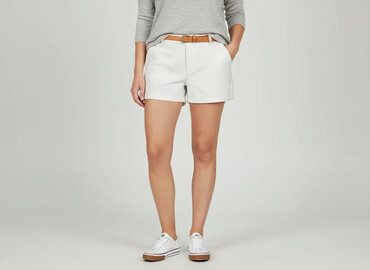 krótkie spodenki damskie bojówki: Oodji, Shorts for women, size XL