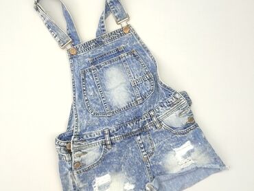 spódnico spodnie w kratkę: Dungarees for women, FBsister, 2XS (EU 32)