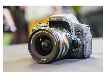 self portrait: Canon EOS 750D DSLR fotoaparat + EF-S 18-55mm IS STM obyektiv,yeni — 2