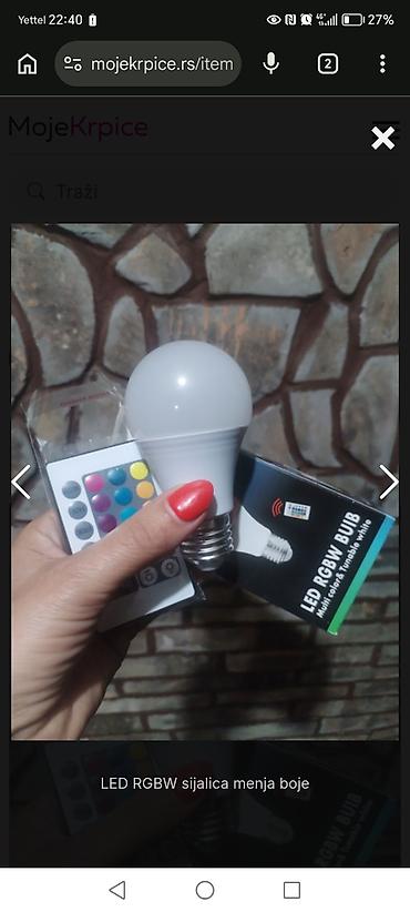 led crevo za spoljnu upotrebu: LED RGBW sijalica sa daljinskim upravljačem - Tip: LED RGBW bulb — 2