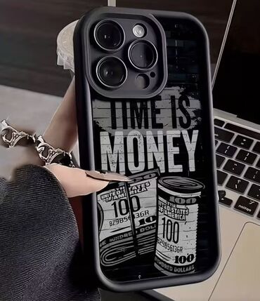 gizli nomre ile zeng etmek: Məhsul: “TIME IS MONEY” temalı telefon qabı - Model: Böyük kamera