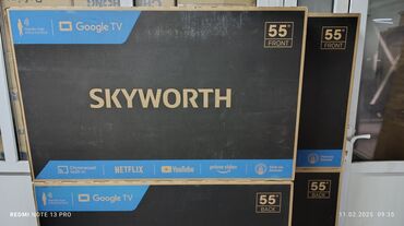 Холодильники: Телевизор LED Skyworth 55Q66G с экраном 55” обладает качественным