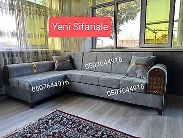 ps divan: Künc divan, Qonaq otağı üçün, Parça, Bazalı, Açılan, Kitab — 6