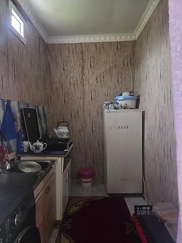 zigda heyet evleri: 2 otaqlı həyət evi - Plan: 2 otaq, mətbəx və sanitar qovşağı (həyətdə — 9
