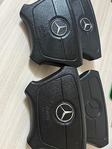 значок мерса: Руль Mercedes-Benz 1995 г., Б/у — 2
