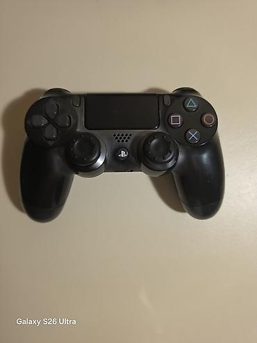 kohnə televizor satisi: PlayStation DualShock 4 (PS4) simsiz oyun pultu – qara rəng tam — 3