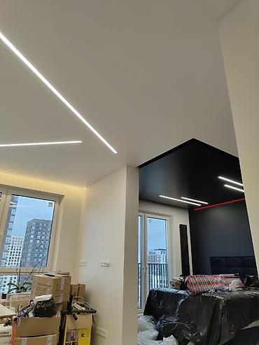 Натяжной потолок: Натяжной потолок Матовое, 3D потолки, Глянцевое Гарантия, Монтаж, Бесплатный замер — 11