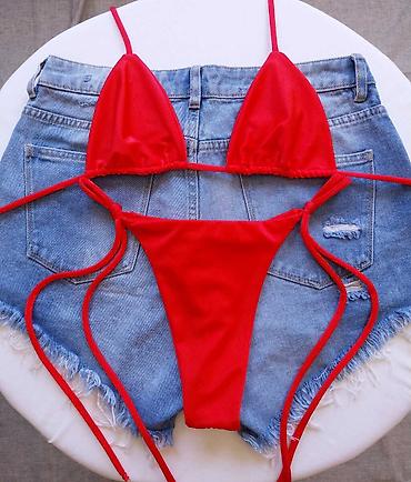 Kupaći kostimi: Ženski bikini set – trouglasti kupaći sa vezivanjem - Model: klasični — 2