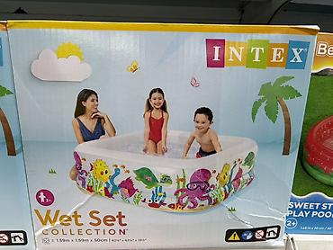 Надувной детский бассейн Intex Wet Set Collection. - Форма