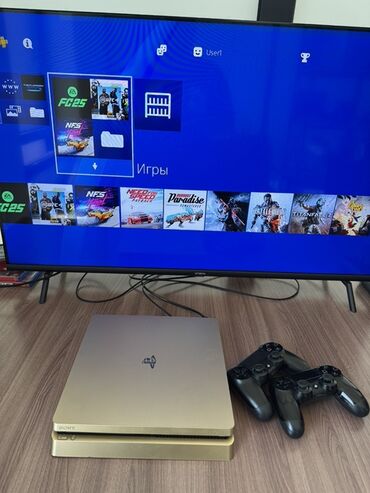цена сони плейстейшен 4: Продаю Sony PlayStation 4 слим, 500 гб. Приставка в отличном