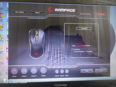 Mauslar: Yusek suretli 7200 dpi mausu.Rgb hereketli isiq funksiyali.Horgulu — 15