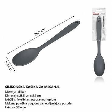 KMT kašika 2406506 Silikonska kašika za mešanje, praktična za