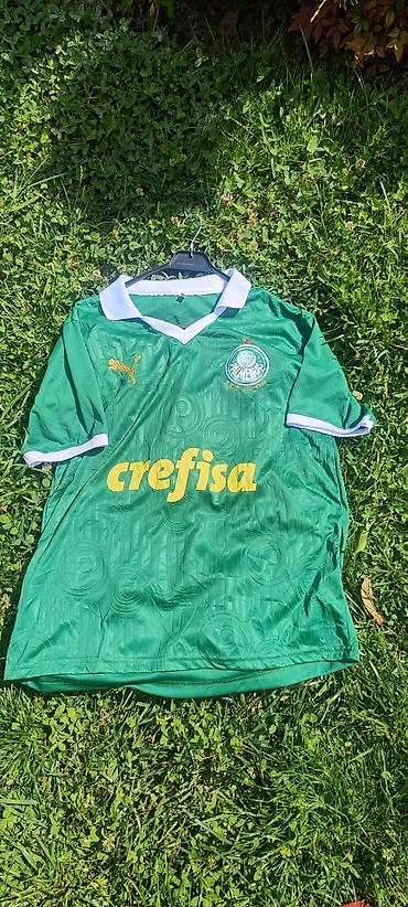 azar 514tkl: Palmeiras futbol forması - Rəng: Yaşıl, ağ yaxalı və ağ manjetli - — 1