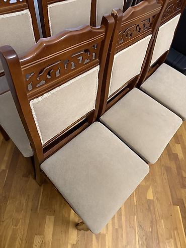 2 el mebel: Qonaq otağı üçün, İşlənmiş, Qatlanmayan, Stul — 1