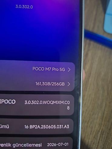 mf 3010 printer: Poco M7 Pro 5G, 256 GB, rəng - Gümüşü, Barmaq izi — 4