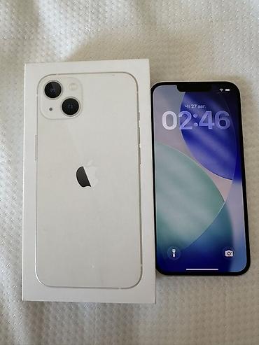 IPhone 13, Б/у, 128 ГБ, Старлайт, Коробка, 78 %