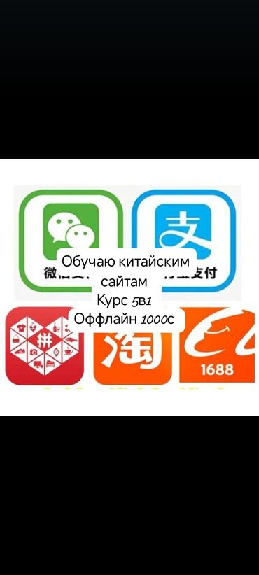 обучение it: Обучаю китайским сайтам 5в1 в оффлайн формате групповое обучение