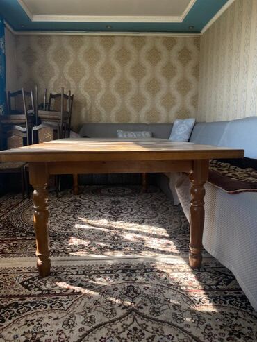 калонки для дома: Ашкана үчүн үстөл, Колдонулган, Oval, Бүктөлбөгөн, Жыгач