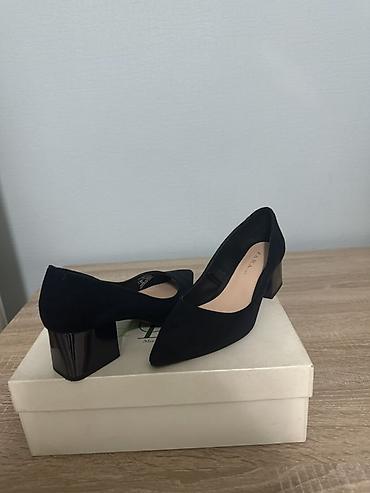 pull and: Туфли, 35, Zara, Новый, цвет - Синий, Платная доставка, Самовывоз — 2