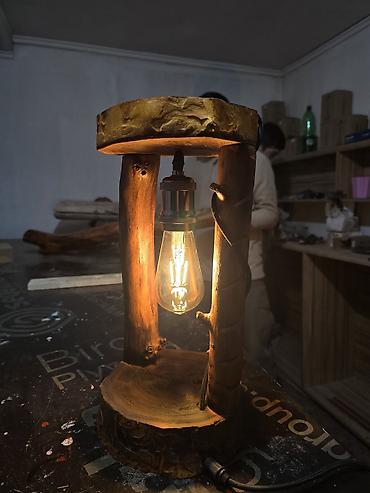 Люстры: Люстра из дерева Подвесной светильник в стиле лофт/рустик из массива — 4