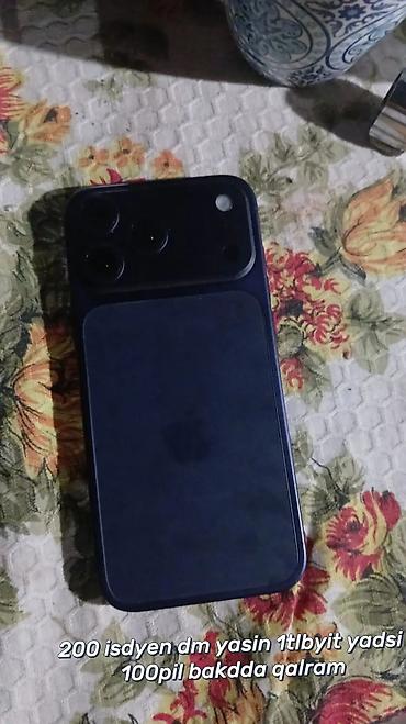 17 pro: IPhone 17 Pro Max, 1 TB, Göy, Zəmanət — 3