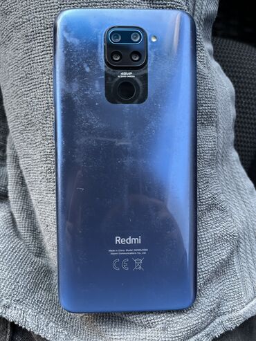 ikinci el telefon redmi: Xiaomi Redmi Note 9, 64 GB, rəng - Göy, 
 Barmaq izi, Face ID, Sensor