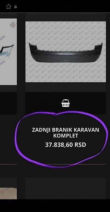 wireless rikverc kamera: ZADNJI BRANIK ZA AUDI A4 OD 2001. DO 2004. GOD. | AUDI A4 B6 ZADNJI — 2