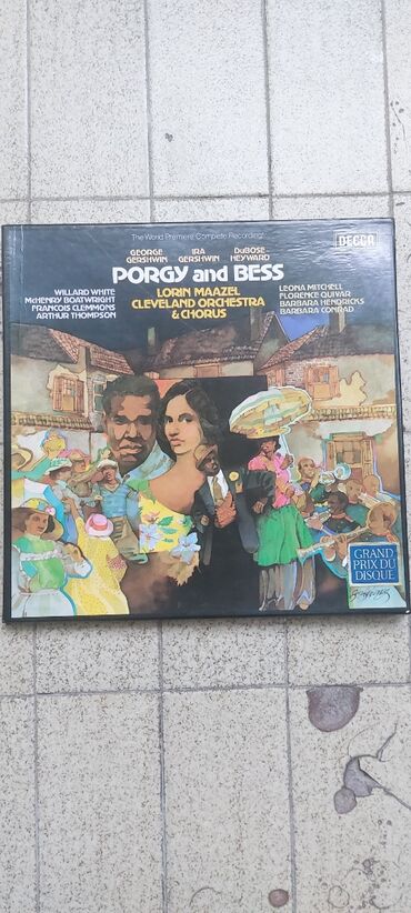 beauty and beast sa prevodom: Porgu and bess gramofonska ploca