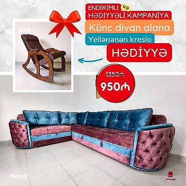 Divanlar: Künc divan, Yeni, Açılan, Bazalı, Parça, Şəhərdaxili pulsuz çatdırılma — 6