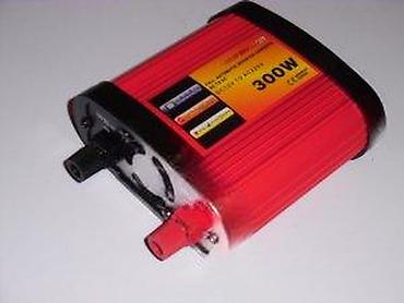 Pretvarači napona: Pretvarač napona (inverter) 12V DC na 220V AC – 300W - Ulaz: 12V DC — 5